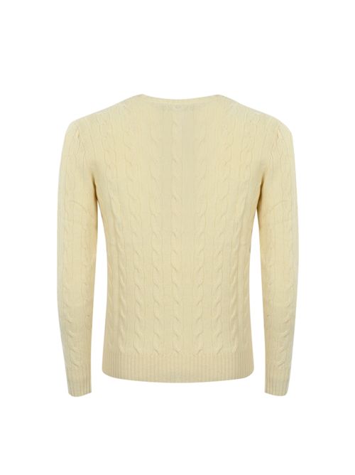 Maglione a trecce misto cashmere Natural POLO RALPH LAUREN | 710876762010
